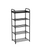 Подставка для обуви "Альфа 15" (Черный)(5-ти полочная,40см)