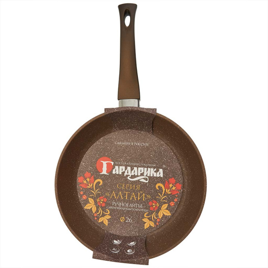 Сковорода д. 260 с а/п покрытием с бакелитовой ручкой б/крышки 1226-07