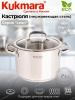 Кастрюля линии "Леон" 5л, д.22см, со стекл. крышкой LN-CA5022G