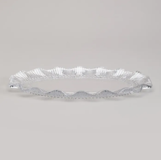 БЛЮДО СЕРВИРОВОЧНОЕ "CRYSTAL PEARL" 25,5Х16,5 СМ 675-110