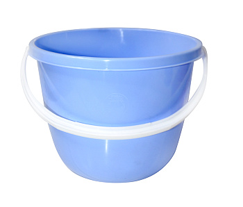 Ведро 6,0л.пластмассовое фирменное №2 (БРИГ) Бр. 1.09										