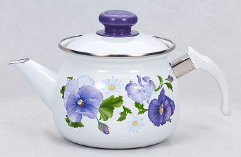 Чайник 1,0 л. С-2707АП/4Рч  Анютины глазки