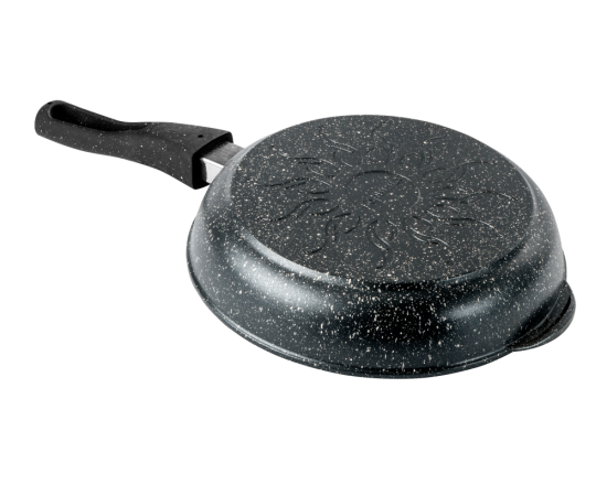 Сковорода 280/55мм Гранит пласт/руч. с кр. (п/у), с2811аг