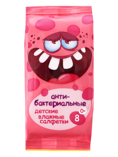 Салфетки влажные №8 детские антибактериальные Mix Эконом smart 80832 Салфетки влажные №8 детские антибактериальные Mix Эконом smart 80832