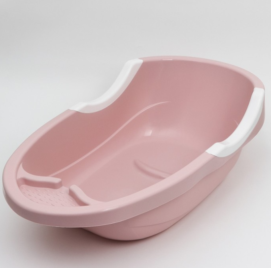 Ванна детская большая "Малышок" (розовый) (уп.5) М1687