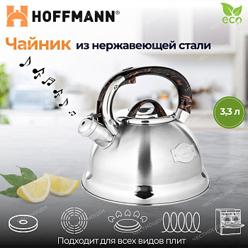 Чайник для плиты со свистком 3,3л НМ 5575-5