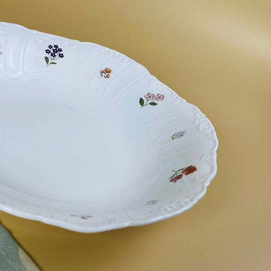 Овальное блюдо 41х25х4см КРОКУС в под.уп 109-229