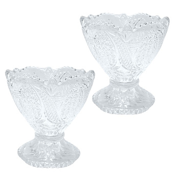 Набор 2 креманок 190мл h-10см d-10см в упаковке 6003 LX 