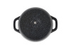 Кастрюля 3,5л со стеклянной крышкой, АП линия "Granit" (black) кгч35а  Кастрюля 3,5л со стеклянной крышкой, АП линия "Granit" (black) кгч35а