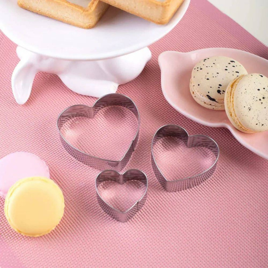 Набор форм для печенья 3шт. "Сердце" OLS-400-21