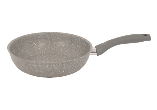 Сковорода 260/60 мм с ручкой,антипригарное покрытие (светлый мрамор) смс262а Сковорода 260/60 мм с ручкой,антипригарное покрытие (светлый мрамор) смс262а