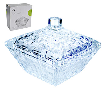 Конфетница 11,5*9,5 см, 85435 стекло 