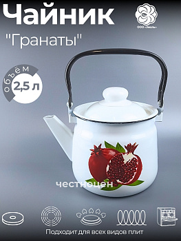 Чайник для плиты 2,5л 01-2711/4-Гранаты
