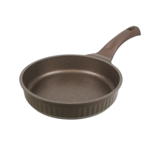 Сковорода 220мм с ручкой, АП линия "Stella"(mokko) ссм220а