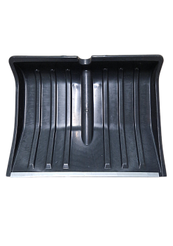 Снеговая лопата МЕТЕЛЬ №13 пластмассовая с оц.планкой 500х390мм, ø-32 08828