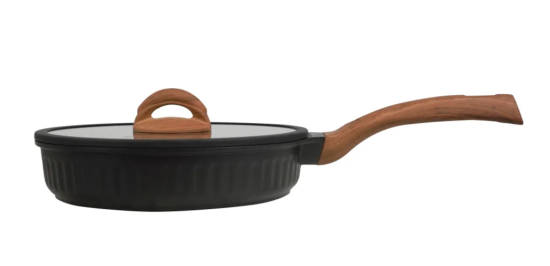 Сковорода 280мм с ручкой,со стеклянной крышкой, АП линия "Stella"(ristretto) сср281а