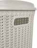 Корзина для белья Plast Team Melange 65л 463х406х507 мм молочный туман PT408011048,,