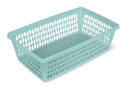 Корзина для хранения "Велетта" 34х21х10см бирюзовая С713БИР