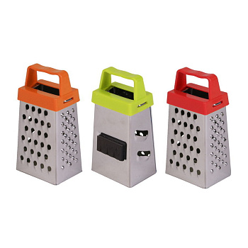 Терка металлическая с пластиковой ручкой для чеснока на магните 7,5см ID610 (TDA-1739)