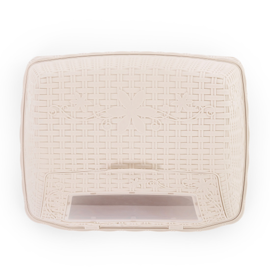 Хлебница "Плетенка" (сл.кость) М4902