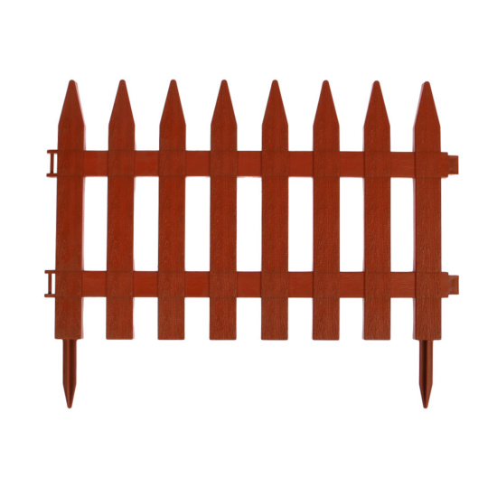 Заборчик декор. Терракотовый