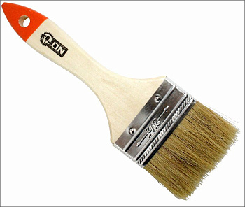 Кисть малярная плоская "Любитель" нат. щетина 2,5" (63мм) дер.ручка ON 02-01-025 Кисть малярная плоская "Любитель" нат. щетина 2,5" (63мм) дер.ручка ON 02-01-025