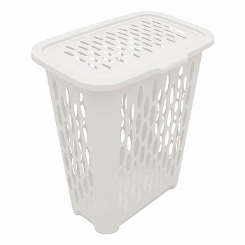 Корзина для белья Keeplex Light с откидной крышкой 37л 42,2х29х51,5см МИКС KL1801