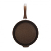 Сковорода 280/65мм с ручкой,стеклянной крышкой,антипригарное покрытие(кофейный мрамор) смк284а Сковорода 280/65мм с ручкой,стеклянной крышкой,антипригарное покрытие(кофейный мрамор) смк284а