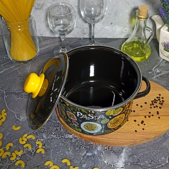 Кастрюля 3,0л цил. черн. Pasta 1RD181M  Кастрюля 3,0л цил. черн. Pasta 1RD181M