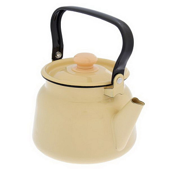 Чайник для плиты 2,3 л палевый с пластм.кнопкой, С42714.3П Чайник для плиты 2,3 л палевый с пластм.кнопкой, С42714.3П