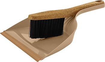Щетка-сметка с совком Wood, с кромкой SC551610624