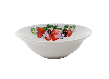 Салатник Eclipse "Сочные ягоды" 360 мл, 15,5 см, 6" с6-7682# (эконом) фарфор 84810