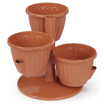Горшок цв. "Каскад" 0,7л (терракотовый) М8068