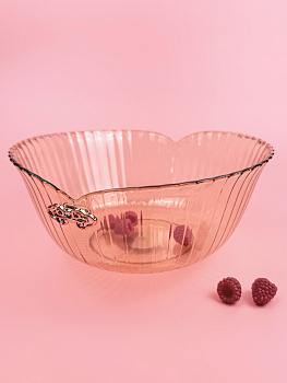 Миска сервировочная 24см (пластик) цвет микс OLS-033А-41