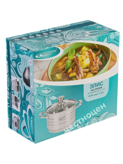 Кастрюля 1,8л "Элис" KT16-D-16