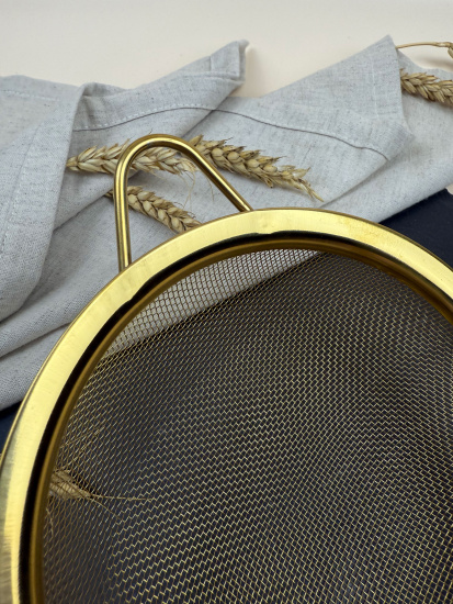 Сито золото 14 см  OLS-432-4