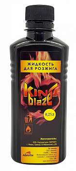 Средство для розжига 0,25л King of Blaze Средство для розжига 0,25л King of Blaze