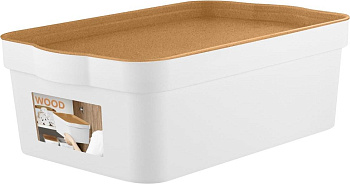Ящик для хранения Keeplex Wood 6 л 32х21,1х11 см KL350211624 Ящик для хранения Keeplex Wood 6 л 32х21,1х11 см KL350211624