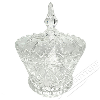 Ваза для конфет/печенья d-16см,h-21см в уп.005 TG