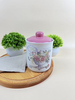 Сахарница Lavenir "Beautiful garden" 500 мл, 9,8 см HC220-K48 доломит 84922