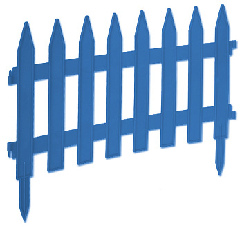 Заборчик декор. Синий