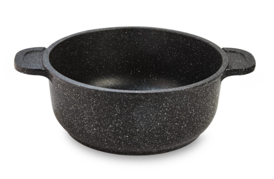 Кастрюля алюминиевая с антипригарным покрытием и стеклянной крышкой 6л серии "Орион" 1706-04-10