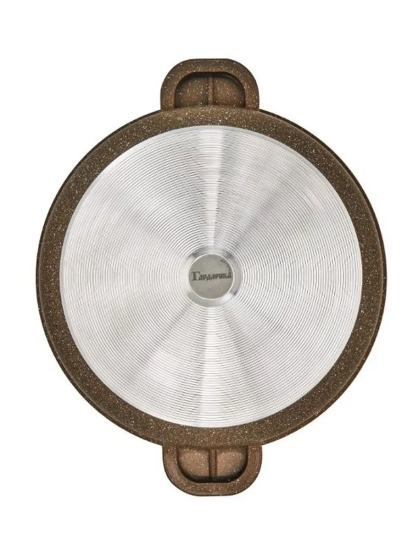 Жаровня с антипригарным покрытием и стеклянной крышкой ТМ Гардарика серия Алтай, 26 см 1826-07-10