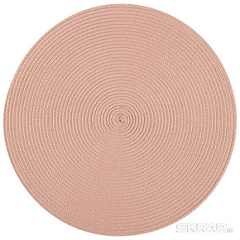 Салфетка сервировочная плетеная PPW-02, диам 38 см 312364