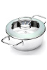 Кастрюля 0,8л. с крышкой нержавеющая сталь 3-х сл. капсульное дно НМ 5312 (12 см)