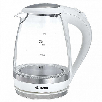 Чайник 1,5л DELTA DL-1202 черный