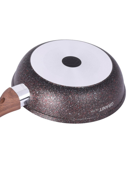 Сковорода 240мм со съeм. ручкой, стеклянная крышка АП "Granit ultra" (red) сга243а Сковорода 240мм со съeм. ручкой, стеклянная крышка АП "Granit ultra" (red) сга243а