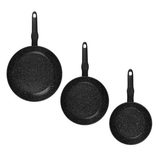 Набор сковород (d=20/24/28см), антипригарное покрытие, арт.18-8 Набор сковород (d=20/24/28см), антипригарное покрытие, арт.18-8