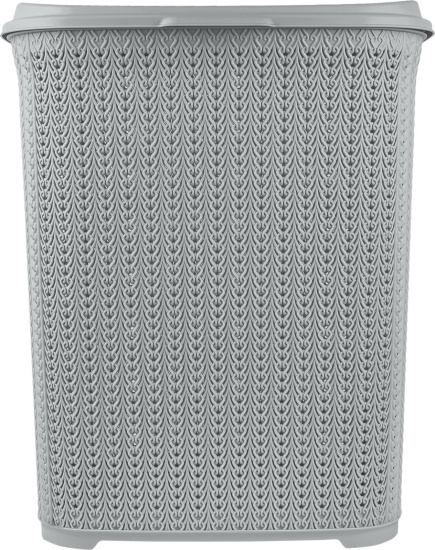 Корзина для белья Plast Team Melange 65л 463х406х507 мм серый шторм PT408011025 