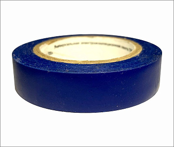 Изолента ПВХ синяя 15мм*7,5м 17-01-001